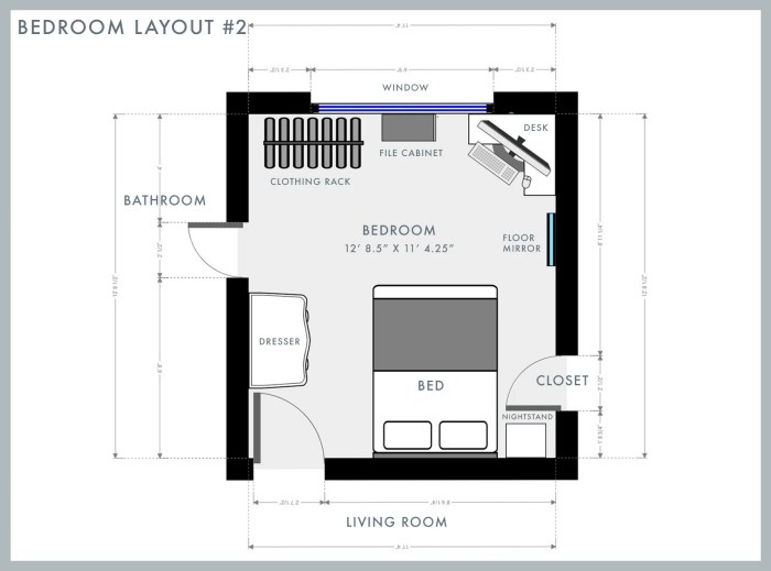 How to design a bedroom layout