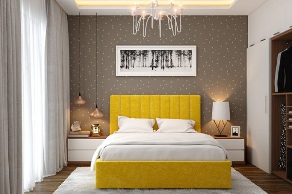 Wall paper design ideas for bedroom