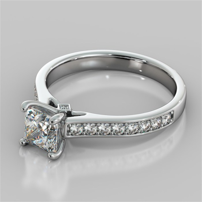 Igi Transparent Princess Cut Lab Grown Diamond, Size: 2.11 Carat ...