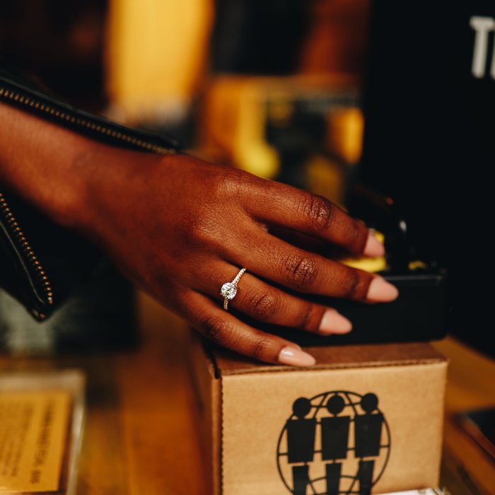 Lab grown diamond ring companies