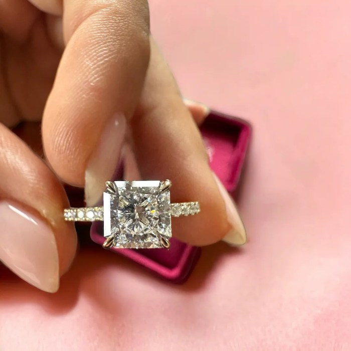 6ct. Princess Cut Lab Grown Diamond Studded in 14kt White Gold Eternity ...