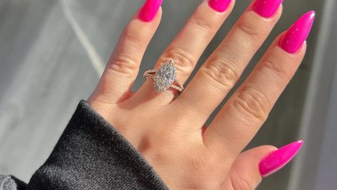 Custom lab diamond engagement rings
